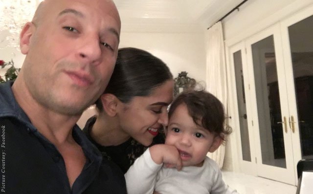 Deepika Padukone With Vin Diesel's Daughter