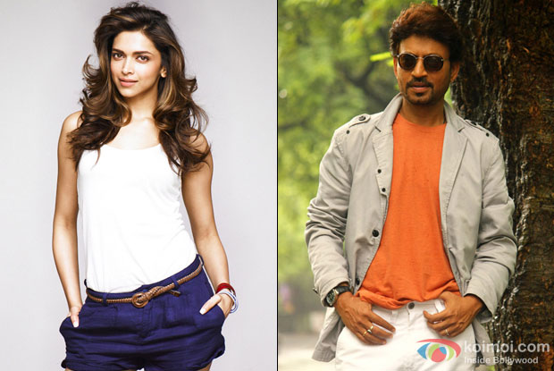 Deepika Padukone and Irrfan Khan