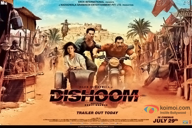 Dishoom 2nd Poster: Catch Varun, John & Jacqueline's Interesting Ride!