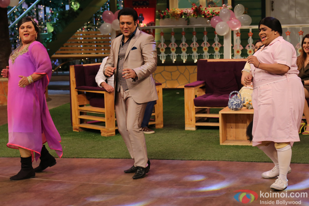 Nani and Bumper shake a leg with Govinda on the sets of The Kapil Sharma Show