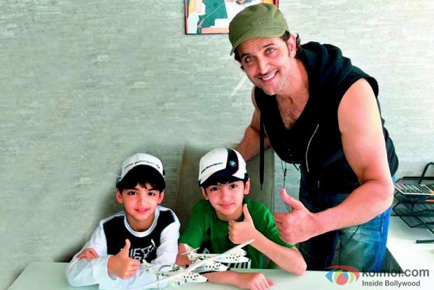 Hrithik Roshan on a trip to Africa with Hrehaan and Hridhaan