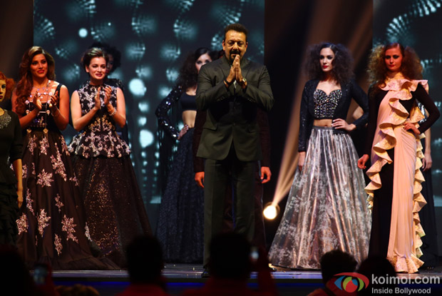 Bipasha Basu, Diya Mirza and Sanjay Dutt at IIFA Rocks 2016