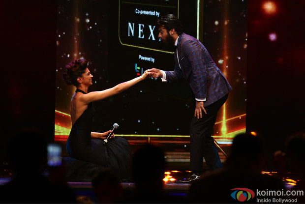 Deepika Padukone and Fawad Khan at IIFA Rocks 2016