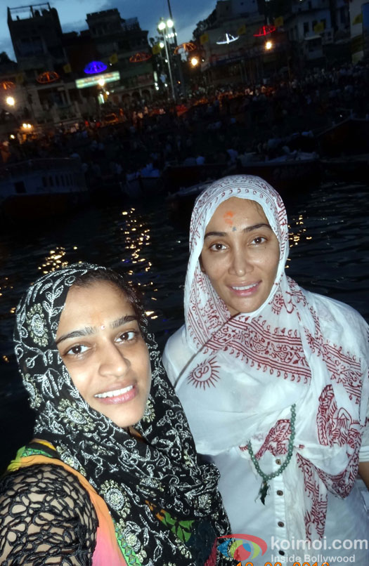 Sofia Hayat went to Varanasi on Spiritual Trip