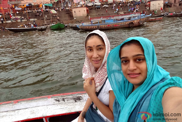 Sofia Hayat went to Varanasi on Spiritual Trip