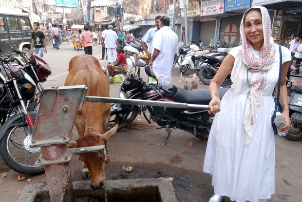 Sofia Hayat went to Varanasi on Spiritual Trip