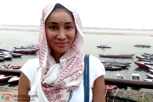 Sofia Hayat went to Varanasi on Spiritual Trip