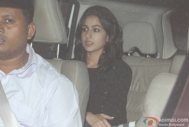 Sara Khan at Karan Johar's House