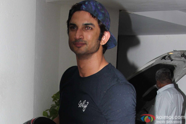 Sushant Singh Rajput at Karan Johar's House