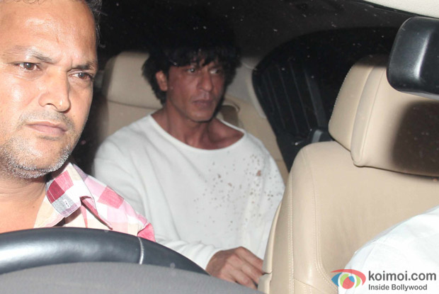 Shah Rukh Khan at Karan Johar's House