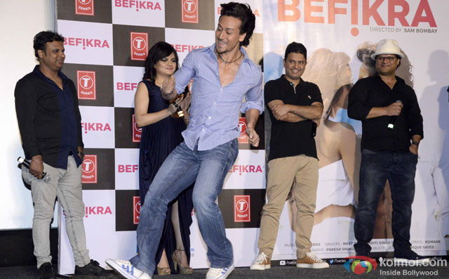 Tiger Shroff during the launch of 'Befikra' Song