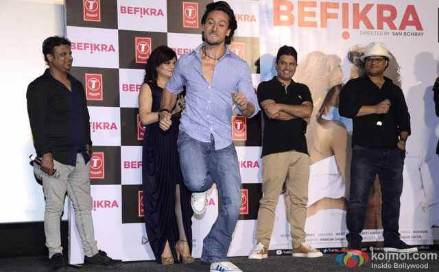 Tiger Shroff during the launch of 'Befikra' Song