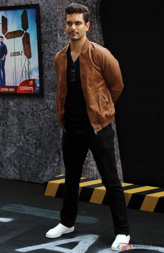 Angad Bedi during the press conference of TV Serial 24 Season 2