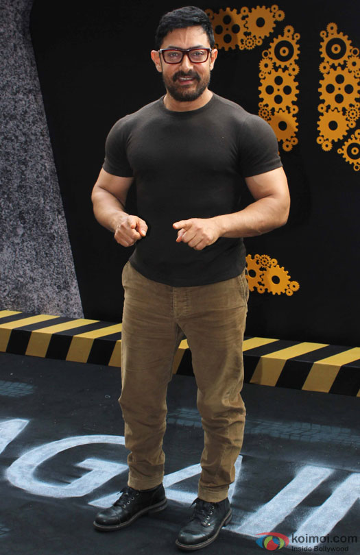 Aamir Khan during the press conference of TV Serial 24 Season 2