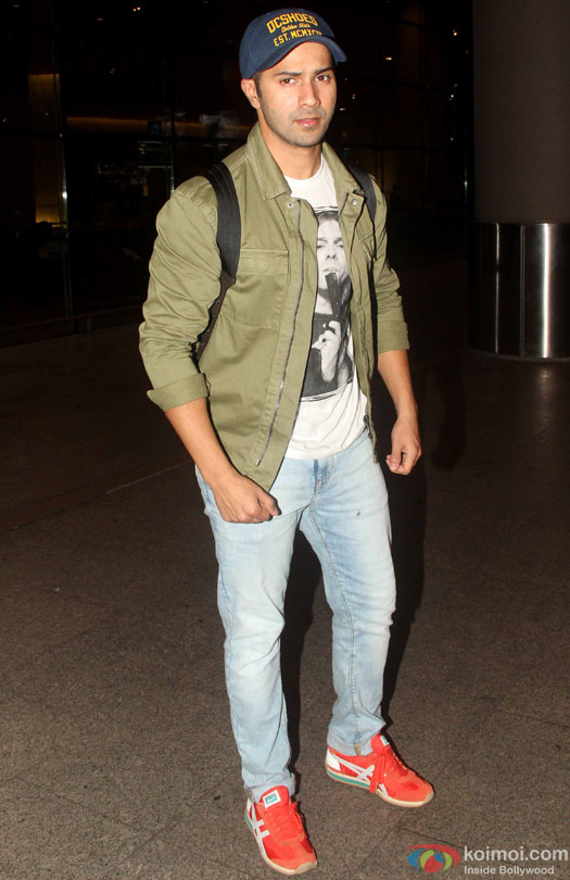 Varun Dhawan Spotted At Airport