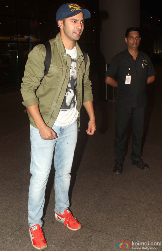 Varun Dhawan Spotted At Airport