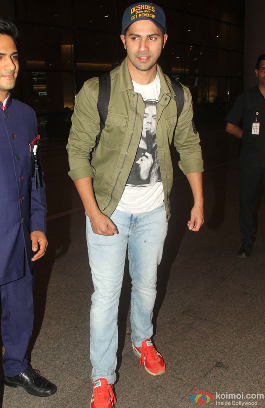 Varun Dhawan Spotted At Airport