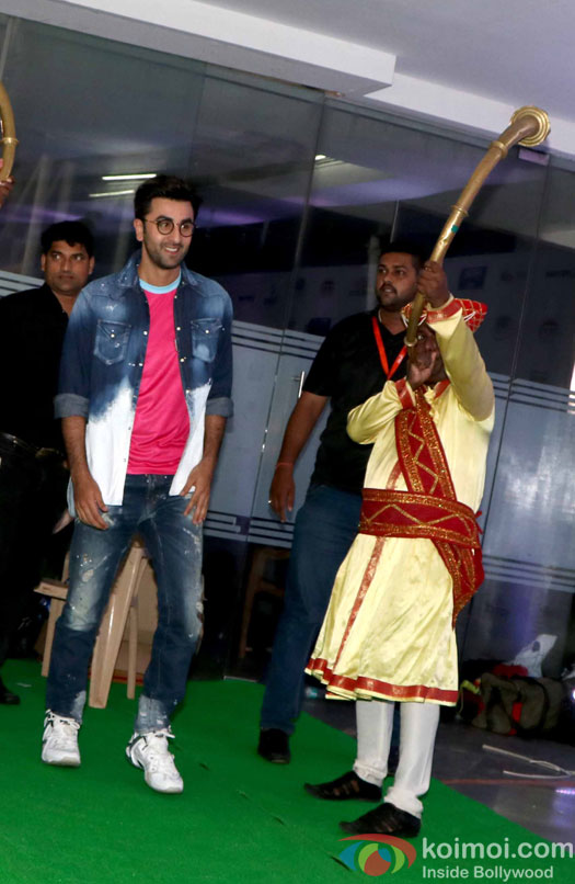 Ranbir Kapoor during the fourth season of Pro-Kabaddi League 2016