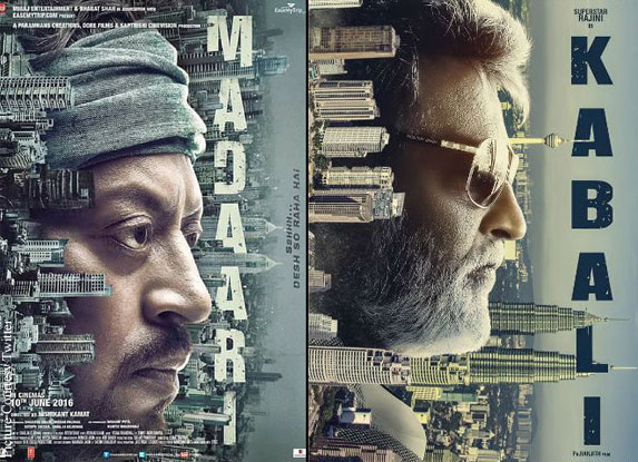 Madaari Poster and Fan Made Kabali poster