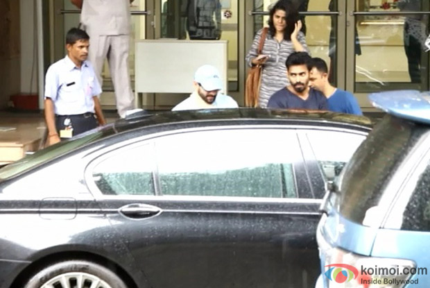 Saif Ali Khan snapped at Kokilaben Ambani Hospital