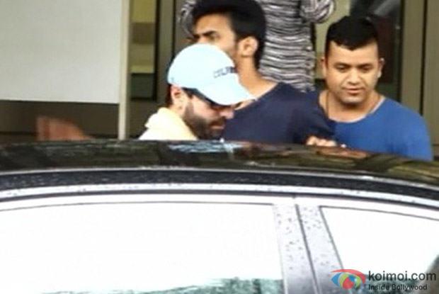 Saif Ali Khan snapped at Kokilaben Ambani Hospital