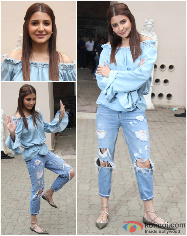  Anushka Sharma during during the press conference of movie Sultan
