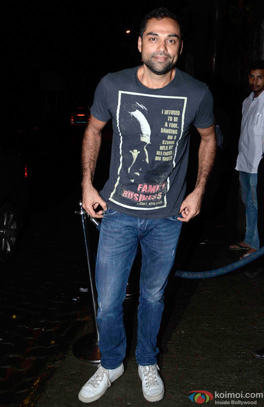 Abhay Deol during the Anand L. Rai's Birthday Bash