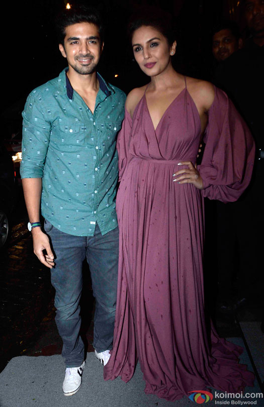 Saqib Saleem and Huma Qureshi during the Anand L. Rai's Birthday Bash