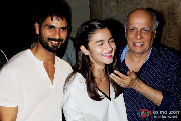 Shahid Kapoor, Alia Bhatt bravest actors in tinsel town: Mahesh Bhatt
