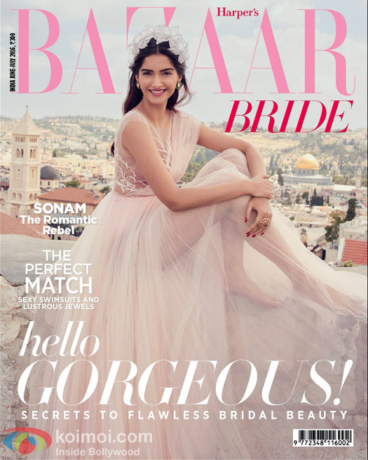 Sonam Kapoor Looks Princessy On Harper's Bazaar Bride Magazine