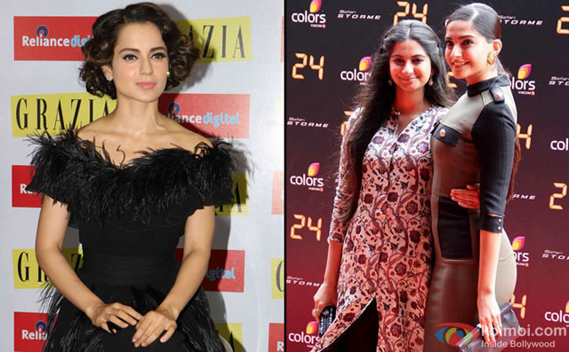 Sonam, Rhea doing well in glamour world: Kangana