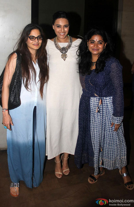 Swara Bhaskar during the special screening of film 'Nil Battey Sannata'