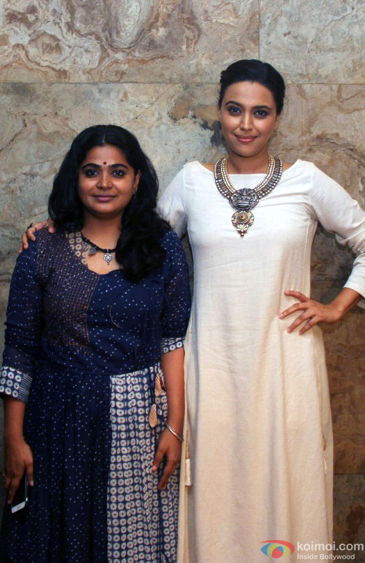 Swara Bhaskar during the special screening of film 'Nil Battey Sannata'