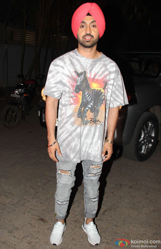 Diljit Dosanjh during the special screening of film 'Udta Punjab'