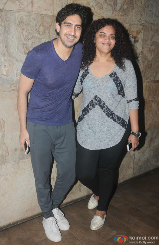 Ayan Mukerji and Aarti Shetty during the special screening of film 'Udta Punjab'