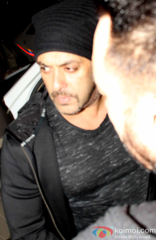Salman Khan at spotted at International Airport