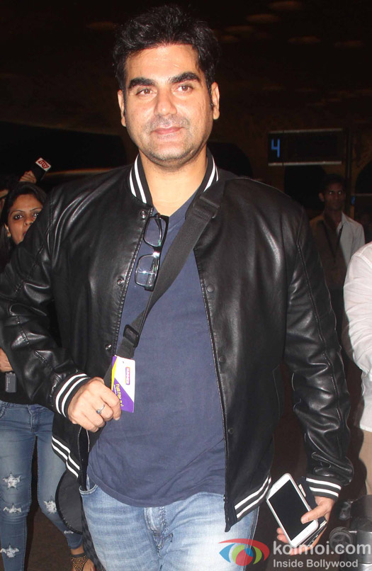 Arbaz Khan at spotted at International Airport