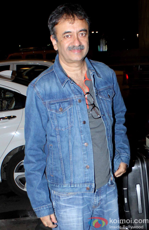 Rajkumar Hirani at spotted at International Airport
