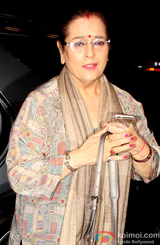Poonam Sinha at spotted at International Airport