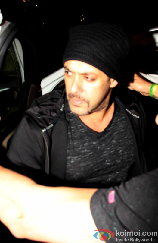 Salman Khan at spotted at International Airport
