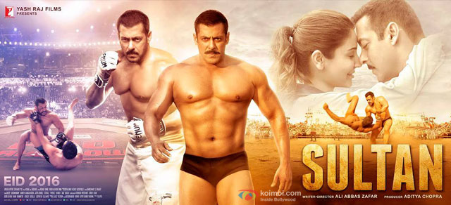 Salman Khan and Anushka Sharma starrer 'Sultan' Movie Poster