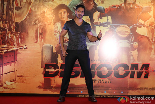 Varun Dhawan during the trailer launch of film Dishoom