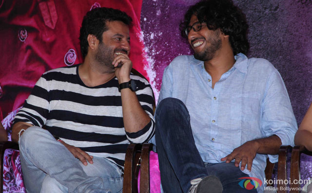 Vikas Bahl and Abhishek Chaubey during the press conference of film 'Udta Punjab'