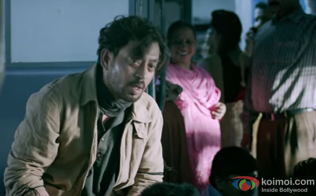 Irrfan Khan in a 'Dama Dama Dam' song still from movie 'Madaari'