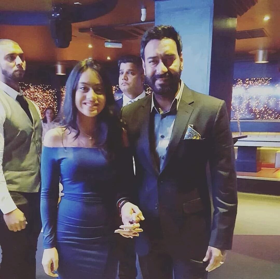 Ajay Devgn with his daughter Nysa