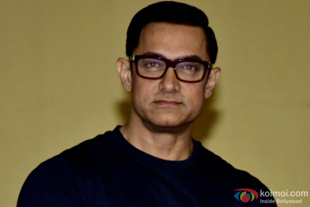 Aamir Khan shoots for a promotional video for Dangal