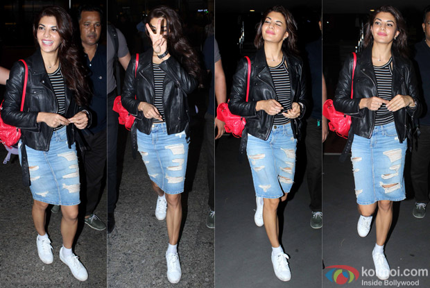 Jacqueline Fernandez spotted at Airport