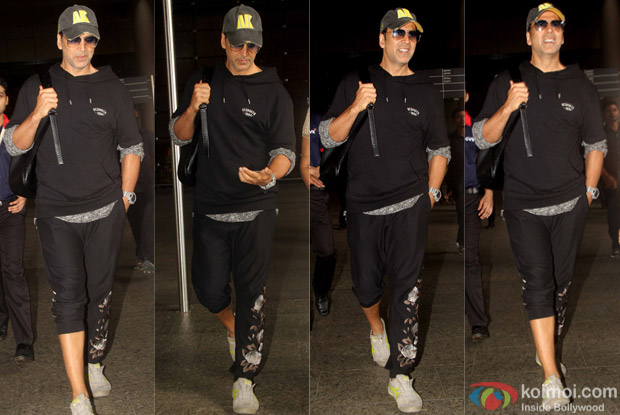 Akshay Kumar spotted at Airport