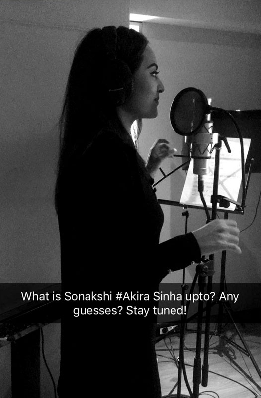 Akira Aka Sonakshi Sinha Snapped Recording A New Song