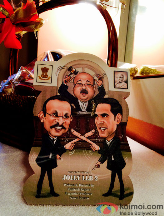 Check Out The Interesting Caricature 1st Look Of Akshay Kumar's Jolly LLB 2